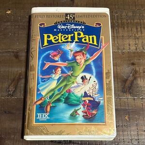 Disney Peter Pan 45th Anniversary Gold VHS  Bundle and Save 5/$20